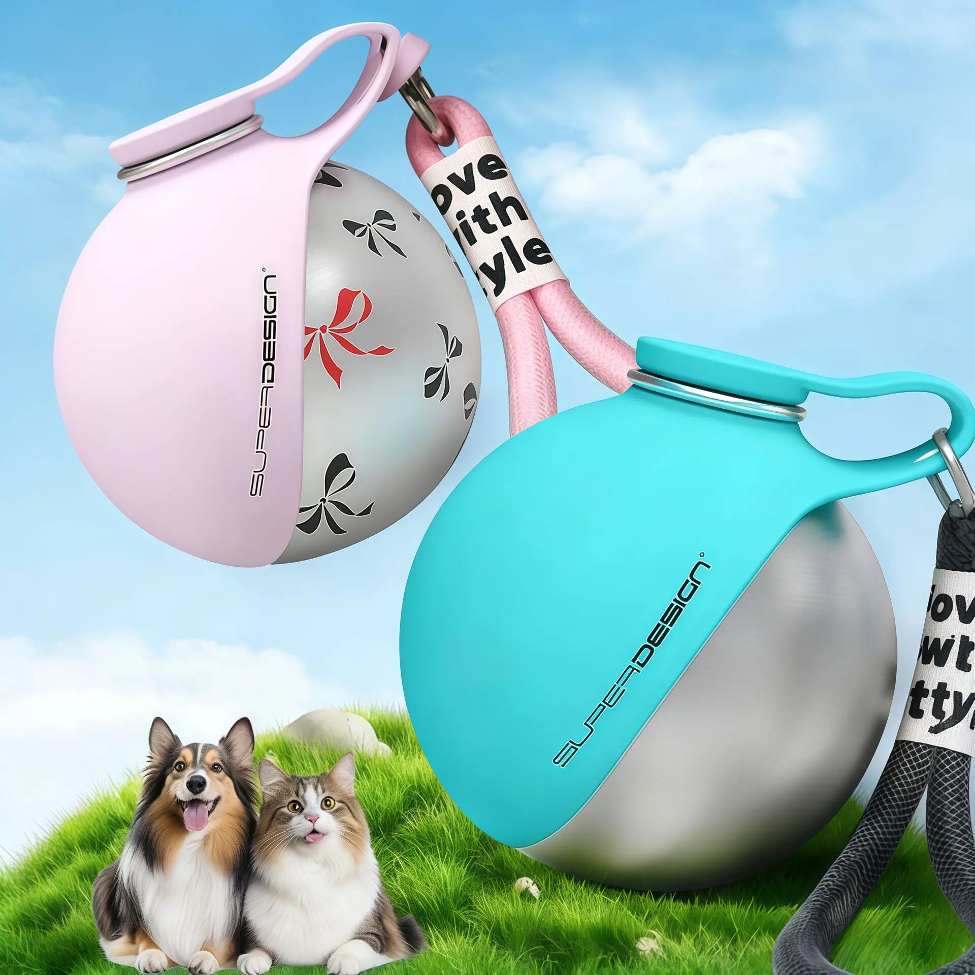 Compact Travel Dog Water Bottle
